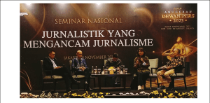 Read more about the article Dosen Ilmu Komunikasi UNAS mengikuti Seminar Nasional Dewan Pers Tema: Jurnalistik yang  Mengancam Jurnalisme