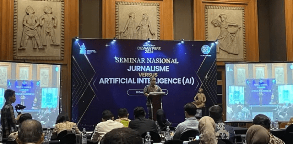 You are currently viewing SEMINAR NASIONAL DEWAN PERS : JURNALISME VS ARTIFICIAL INTELLIGENCE